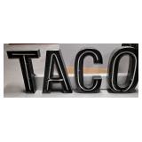 Neon TACO Sign 47x17