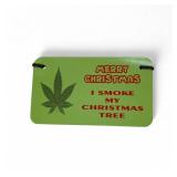 Merry Christmas Tin Sign 7x7