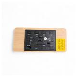 Wooden LED alarm clock digital desk clock with temperature display