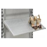 5 New Burnside Perforated Adjustable Shoe Shelf, 24"