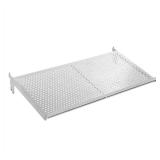 5 New Burnside Perforated Adjustable Shoe Shelf, 24"