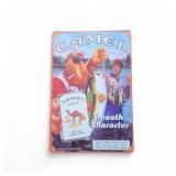 CAMEL Smooth Character Tin Ad Sign 12x8