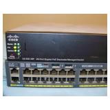 (1) Cisco SG500-28P 28-Port Gigabyte PoE Stackable Managed Switch and (1) Cisco WS-C2960XR-48TD-I 48-Port SWITCH