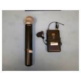 Shure SLX4 Professional Wireless Receiver with SLX-1 Wireless Bodypack Transmitter, Shure SM58 Handheld Microphone / Mic with SLX2, Lapel / Lavalier Mic and (2) Shure Soft-Sided Cases