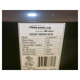 Soleus Air SG-DEH-70-2 Portable Dehumidifier 70-Pint Capacity on Wheels