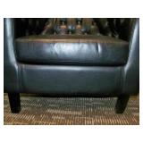 Matching Black Loveseat and Sitting Chair