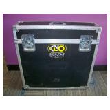 Omega Heavy-Duty Road / Travel Case with (2) Dolly Wheels, Heavy-Duty Handles / Clasps and Foamed Inside