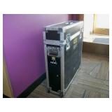 Omega Heavy-Duty Road / Travel Case with (2) Dolly Wheels, Heavy-Duty Handles / Clasps and Foamed Inside