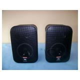 (Pair) JBL Professional Control 1 PRO Two-Way Professional Compact Loudspeakers / Speakers with Wall Mounting Brackets