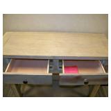 38" Rectangle MDF Console Table with (2) Drawers
