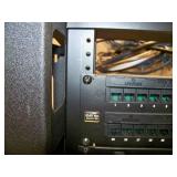 Middle Atlantic RLA19-1245B RLA Series Open-Frame 2-Post Rack, 45RU RMS AV Rack with Leviton Cat5e & Cat6 Patch Panels