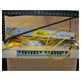 Middle Atlantic RLA19-1245B RLA Series Open-Frame 2-Post Rack, 45RU RMS AV Rack with Leviton Cat5e & Cat6 Patch Panels