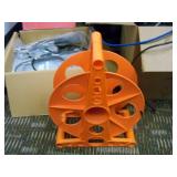 Cat5e, Spools of Coax Cables, Cable Sheathing and a Cable Spooler