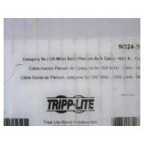 Cat5e, Spools of Coax Cables, Cable Sheathing and a Cable Spooler