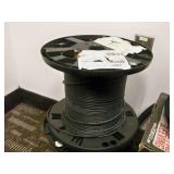 Cat5e, Spools of Coax Cables, Cable Sheathing and a Cable Spooler