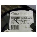 Cat5e, Spools of Coax Cables, Cable Sheathing and a Cable Spooler