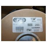 Cat5e, Spools of Coax Cables, Cable Sheathing and a Cable Spooler