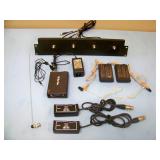 (2) Clear-Com TR-50 Talent Receivers, Clear-Com PTX-3 IFB Transmitter, (2) PRC-2 IFB Receivers