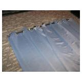 (3) Sun Zero Light Blocking Panels and Curtain Rod