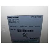 70" Sharp PN-L703B Edge-Lit LED AQUOS BOARD Interactive (Touch Screen) Display System with Remote Control