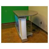 50" VIZIO D50-D1 D-Series 1080p Smart Full-Array LED TV Built Into Rolling Broadcast / Studio Desk