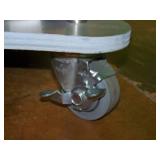 50" VIZIO D50-D1 D-Series 1080p Smart Full-Array LED TV Built Into Rolling Broadcast / Studio Desk