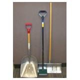 Scoop Shovel, Snow Shovel and 7" Ice Scraper