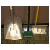 Scoop Shovel, Snow Shovel and 7" Ice Scraper