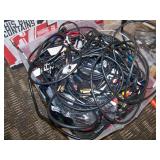 Cat5e, Spools of Coax Cables, Cable Sheathing and a Cable Spooler