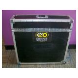 Omega Heavy-Duty Road / Travel Case with (2) Dolly Wheels, Heavy-Duty Handles / Clasps and Foamed Inside