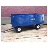 Vintage 1:12 ERTL Ford 8000 Tractor with "The Big Blue" Trailer