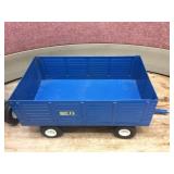 Vintage 1:12 ERTL Ford 8000 Tractor with "The Big Blue" Trailer