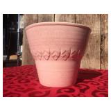 Vintage Pink Redwing Pottery 8" Platter Pot #445 - Nice