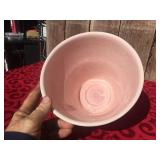 Vintage Pink Redwing Pottery 8" Platter Pot #445 - Nice