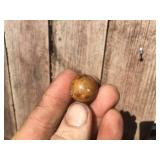 (44) Vintage BENNINGTON - Handmade Clay Marbles .42 to .87