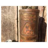 Antique Brass - WILBUR Fire Extinguisher - Seems Full