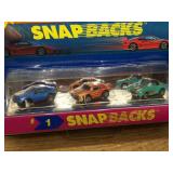 Vintage 1989 Micro Machines #1 Snap Backs - On Card!!!