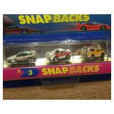 Vintage 1989 Micro Machines #3 Snap Backs - On Card!