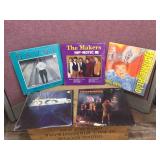 (5) 10" Vinyl LP Records - MAKERS - HAMMERHEAD - FASTBACKS - GAUNT - INSOMNIACS