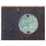 Very Neat Pair - Vintage Marke Hagen Wooden Skis with Name Tags!