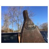 Very Neat Pair - Vintage Marke Hagen Wooden Skis with Name Tags!