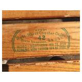 2 Classic Wooden Snow Sleds Including AUTO-WHEEL COASTER CO #42