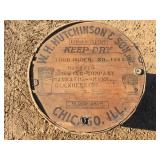 Rare Vintage W.H. Hutchinson + Son - Wooden Shipping Barrel - Mankato Brewing