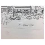 Ron Hunt (Winona MN) Sketch Print 1996