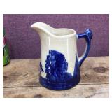 Vintage SLEEPY EYE POTTERY - Indian Chief Pitcher