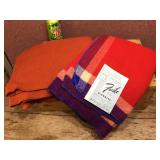 Vintage FARIBO + OTHER - Woolen Throw/Blankets