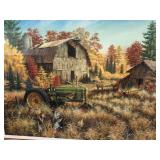 MARK DAEHLIN (Northfield MN) "DEER VALLEY" S/N Wildlife Print