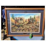 MARK DAEHLIN (Northfield MN) "DEER VALLEY" S/N Wildlife Print