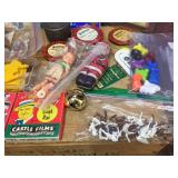 Group Vintage Toys - Figures - Tins - 8mm Films