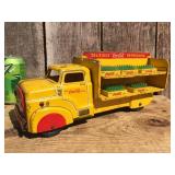 Vintage MARX TOYS - Pressed Steel Coca Cola Delivery Truck